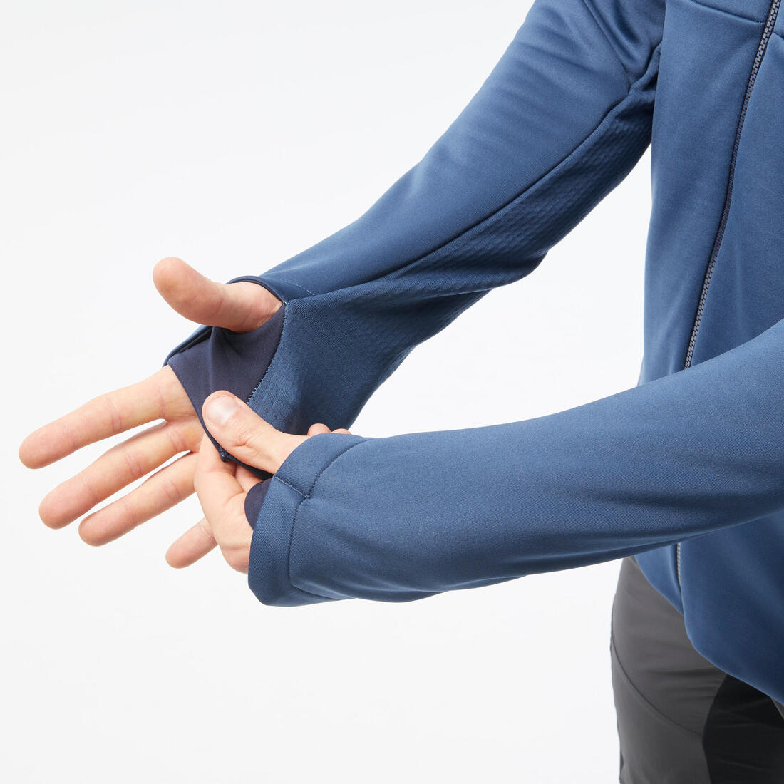 Men's Hiking Fleece Jacket - mh500 Hood