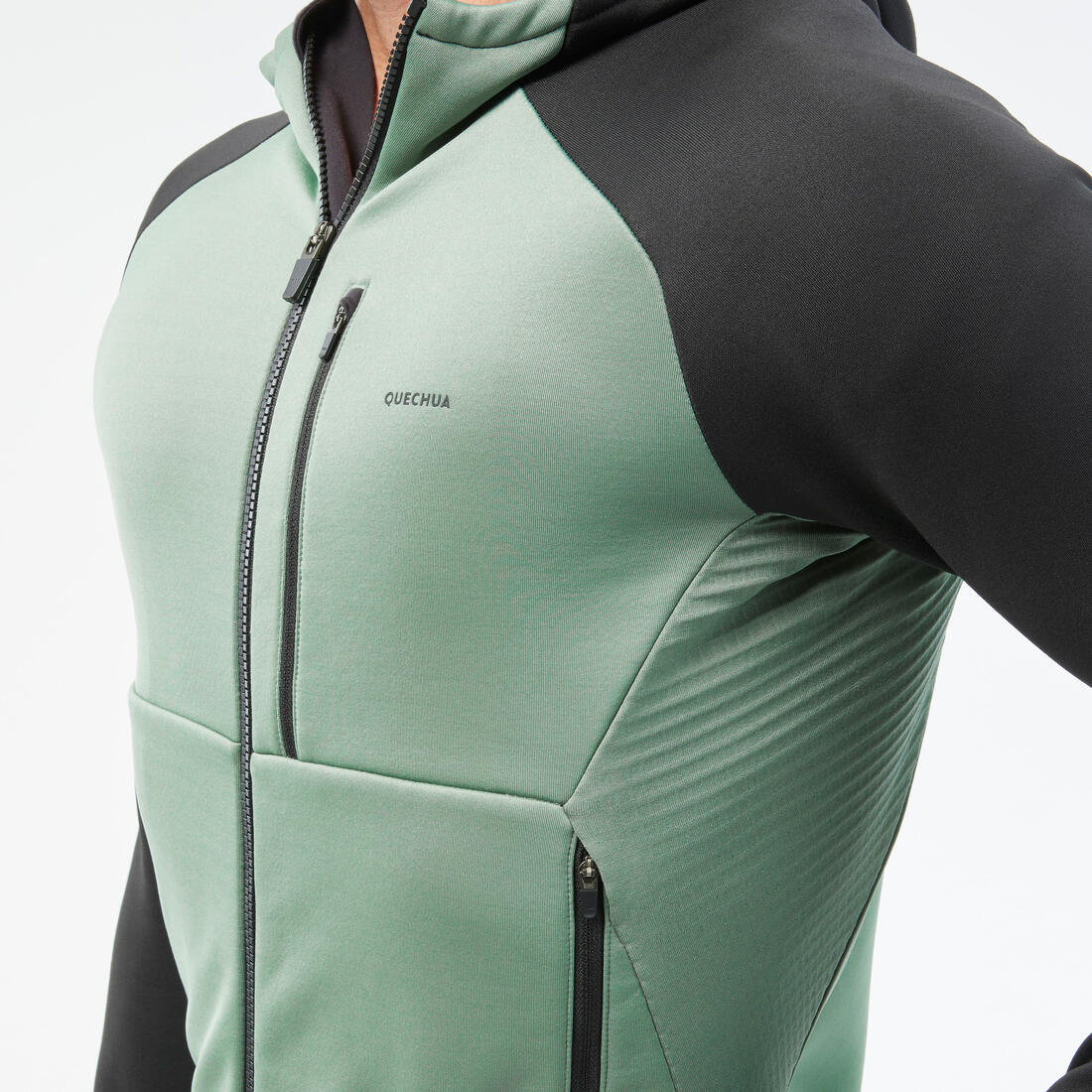 Men's Hiking Fleece Jacket - mh500 Hood
