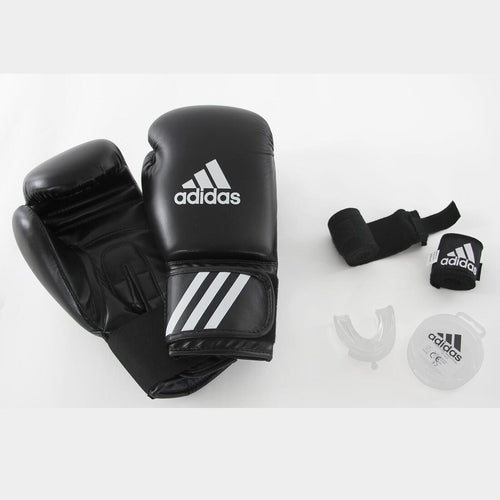 





Beginners' Boxing Kit: Gloves, Wraps, Mouthguard