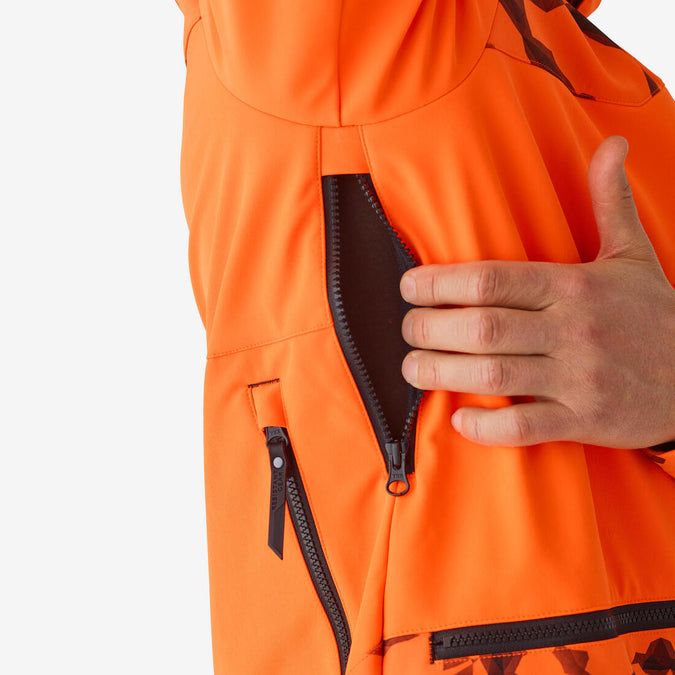





Hunting softshell jacket neon orange 500, photo 9 of 10