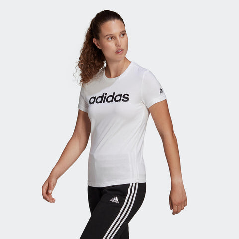 





Women's Low-Impact Fitness T-Shirt - White