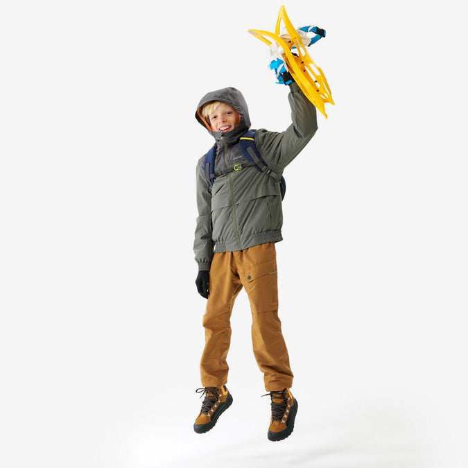 





CHILDREN'S WARM WATER-REPELLENT HIKING TROUSERS - SH100 - AGE 7-15, photo 7 of 7