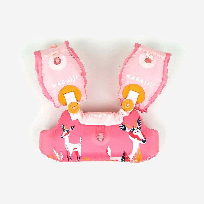 





Child's TISWIM adaptable armband-waistbands Pink Printed 