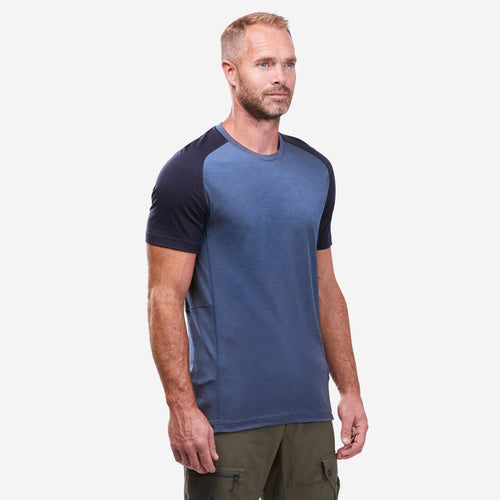 





Men's Short-sleeved Merino Wool Trekking T-shirt  - MT500