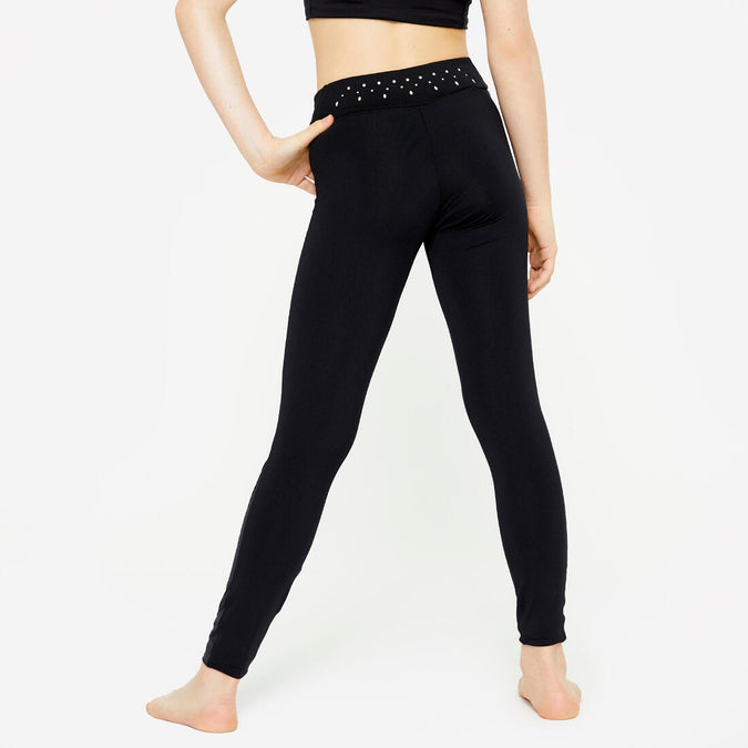 





Girls' Sequin Gymnastics Leggings - Black, photo 5 of 6
