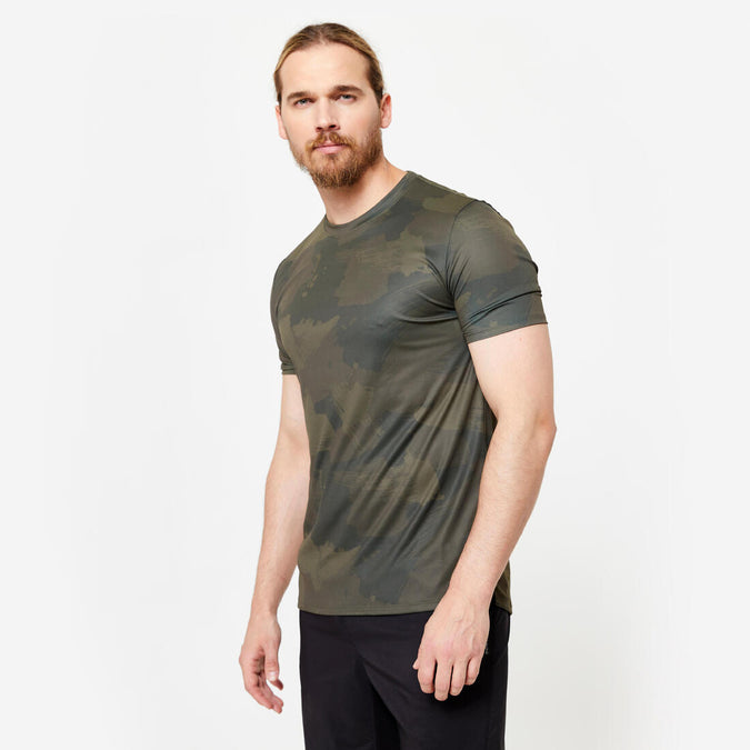 





Men's Short-Sleeved Crew Neck Breathable Fitness T-Shirt, photo 1 of 6