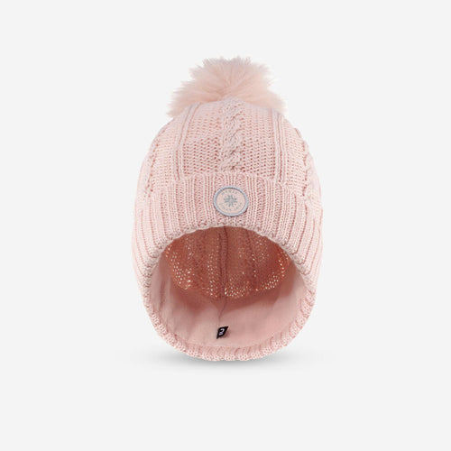 





WOMEN’S CABLE-KNIT FUR WOOL SKI HAT