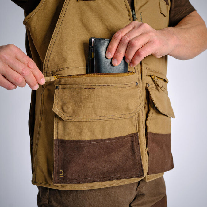 





HUNTING MULTIPOCKET GILET 500 REINFORCED BROWN, photo 9 of 11