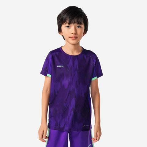 





Kids' Short-Sleeved Football Shirt Viralto Solo - Jungle Red &