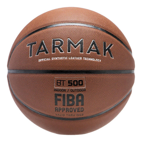 





Size 7 Basketball BT500 - Brown/FIBA