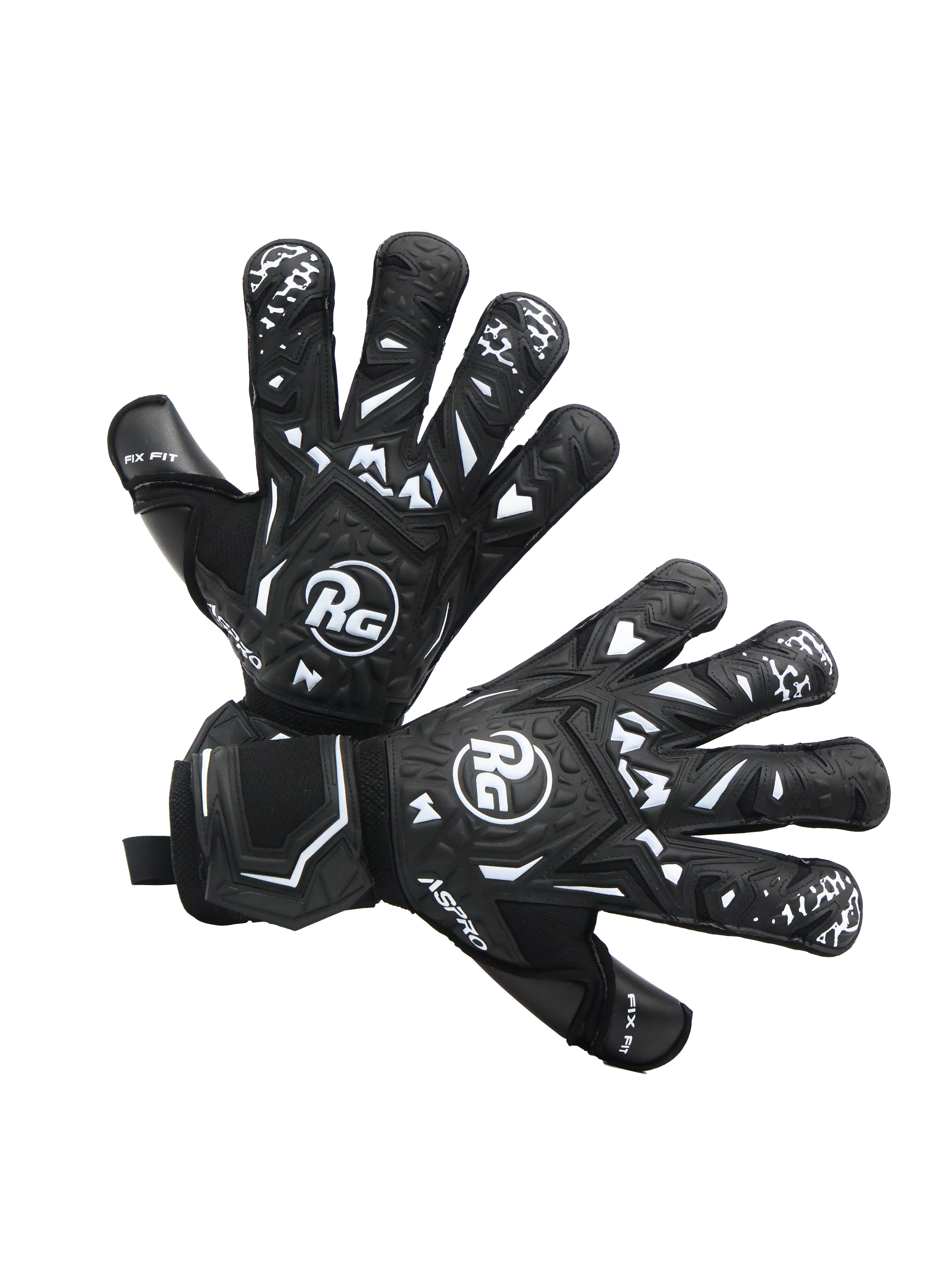 RG Aspro Blackout Goalkeeper Gloves