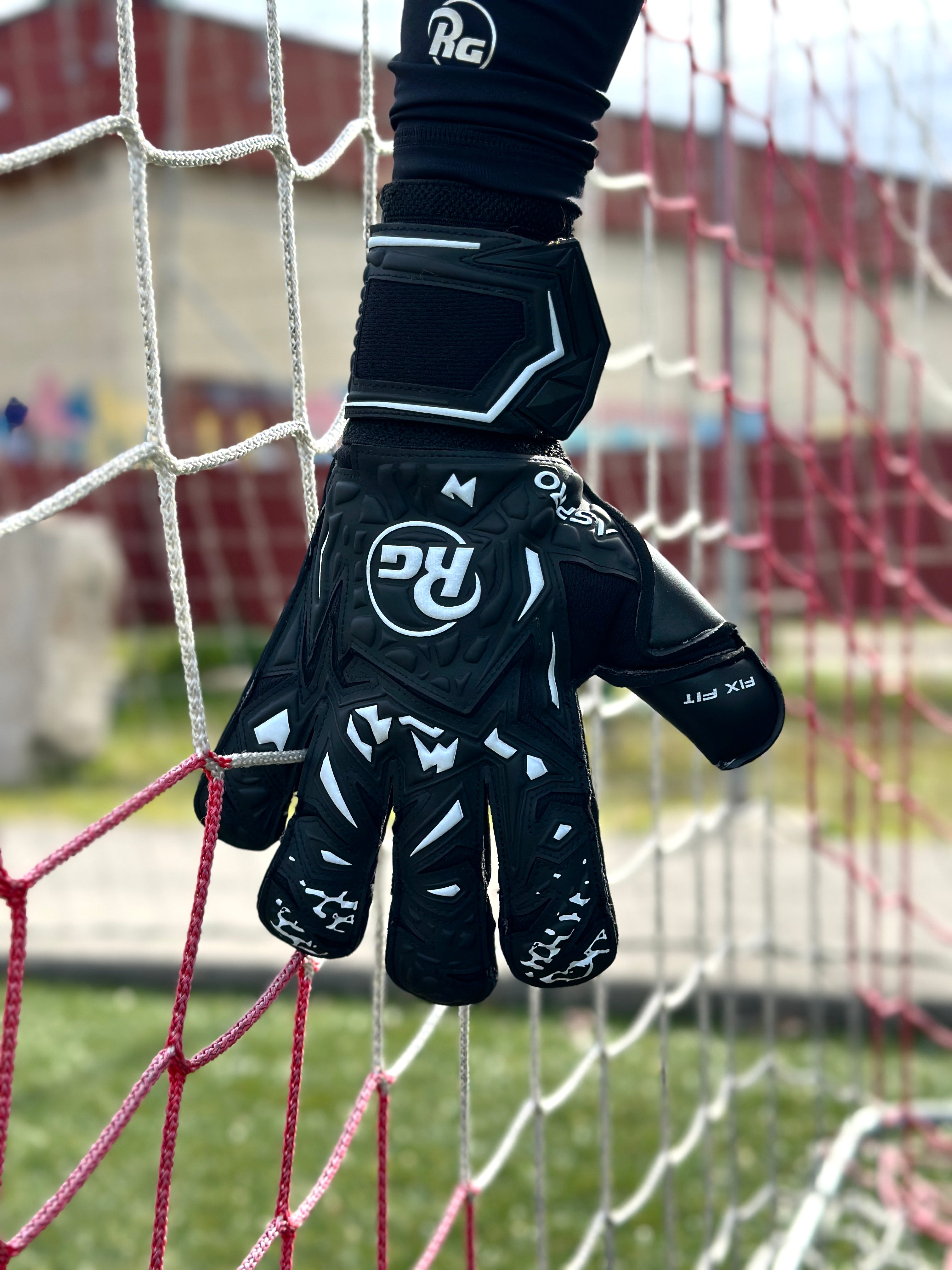 RG Aspro Blackout Goalkeeper Gloves