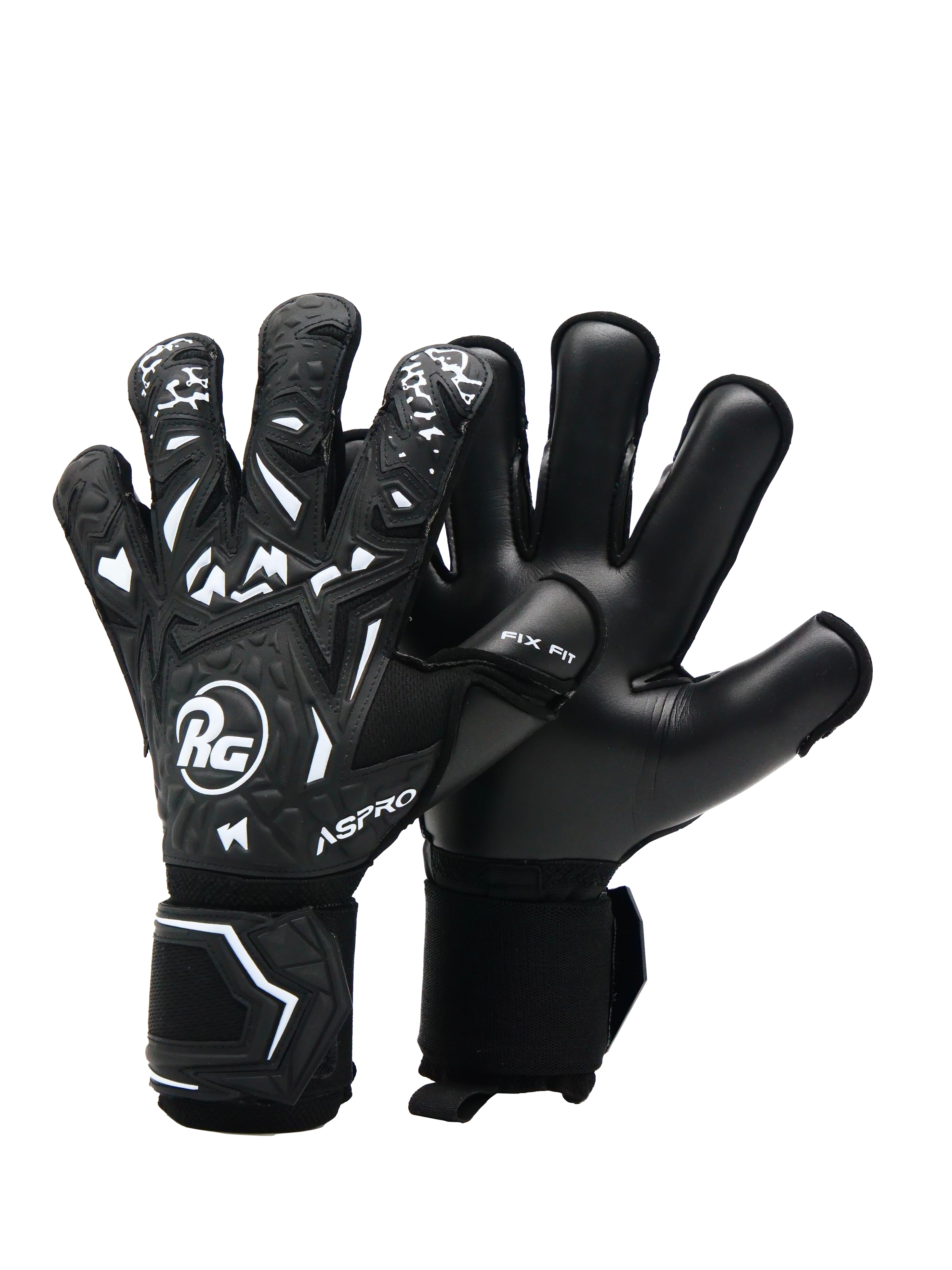 RG Aspro Blackout Goalkeeper Gloves