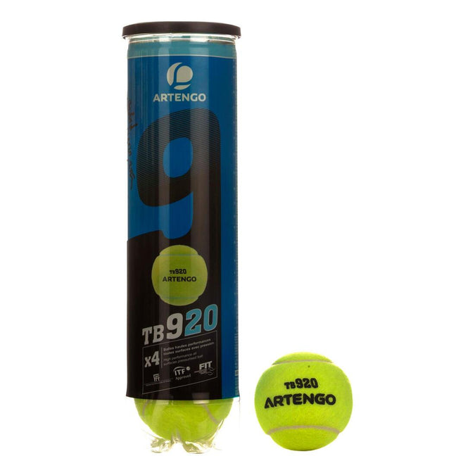 Versatile Tennis Ball TB 920 4 Pack Yellow Decathlon Cyprus