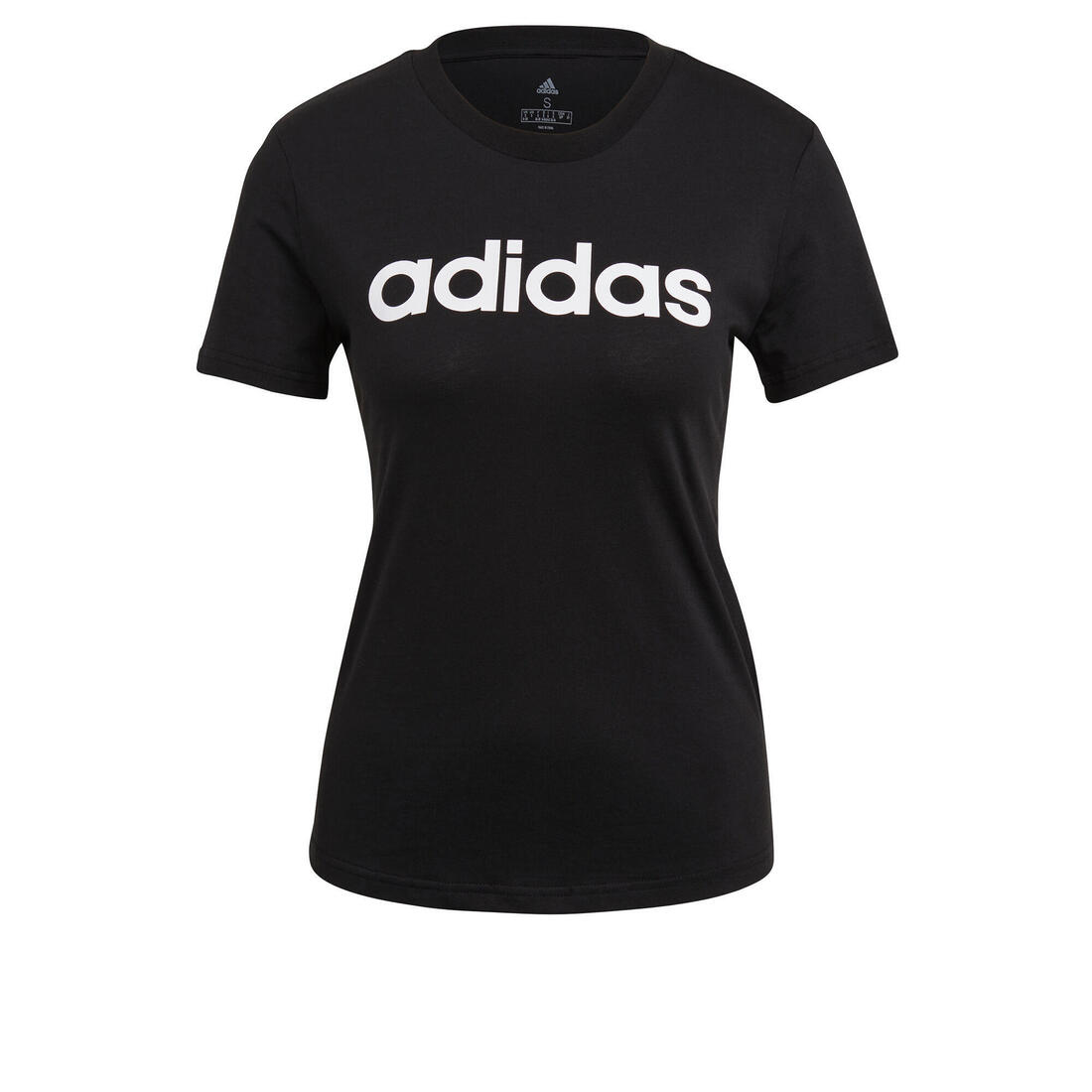 Women's Low-Impact Fitness T-Shirt - Black - Decathlon Cyprus