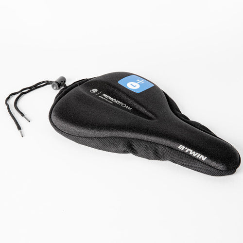 





500 Saddle Cover MemoryFoam - Size L - Black - Decathlon Cyprus