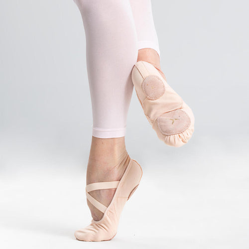 





Stretch Canvas Split-Sole Demi-Pointe Ballet Shoes Size 9.5C to 6.5 - Decathlon Cyprus