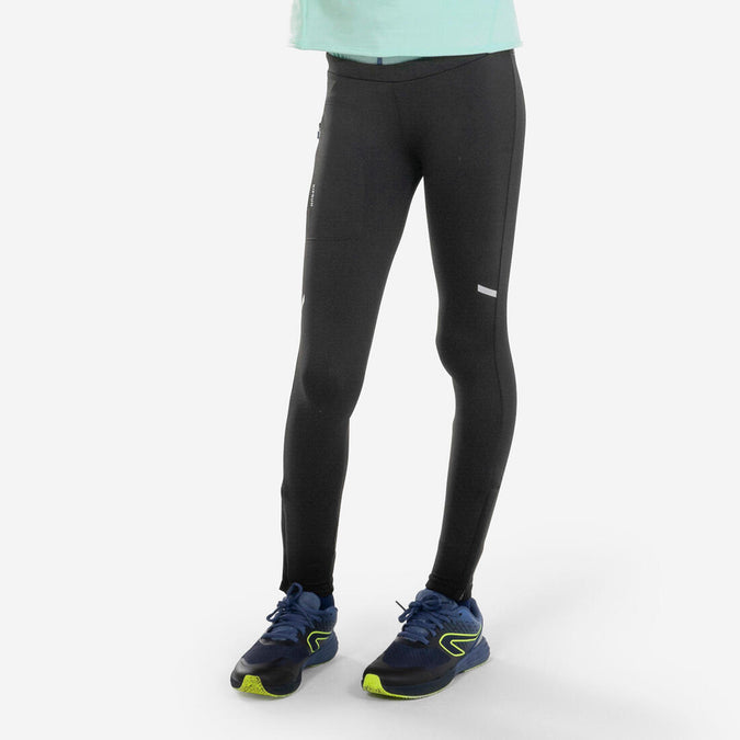 





KIDS' WARM RUNNING TIGHTS - KIPRUN WARM+ BLACK, photo 1 of 12