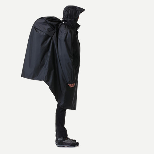 





Hiking rain poncho - MT500 - 60L - Black - Decathlon Cyprus