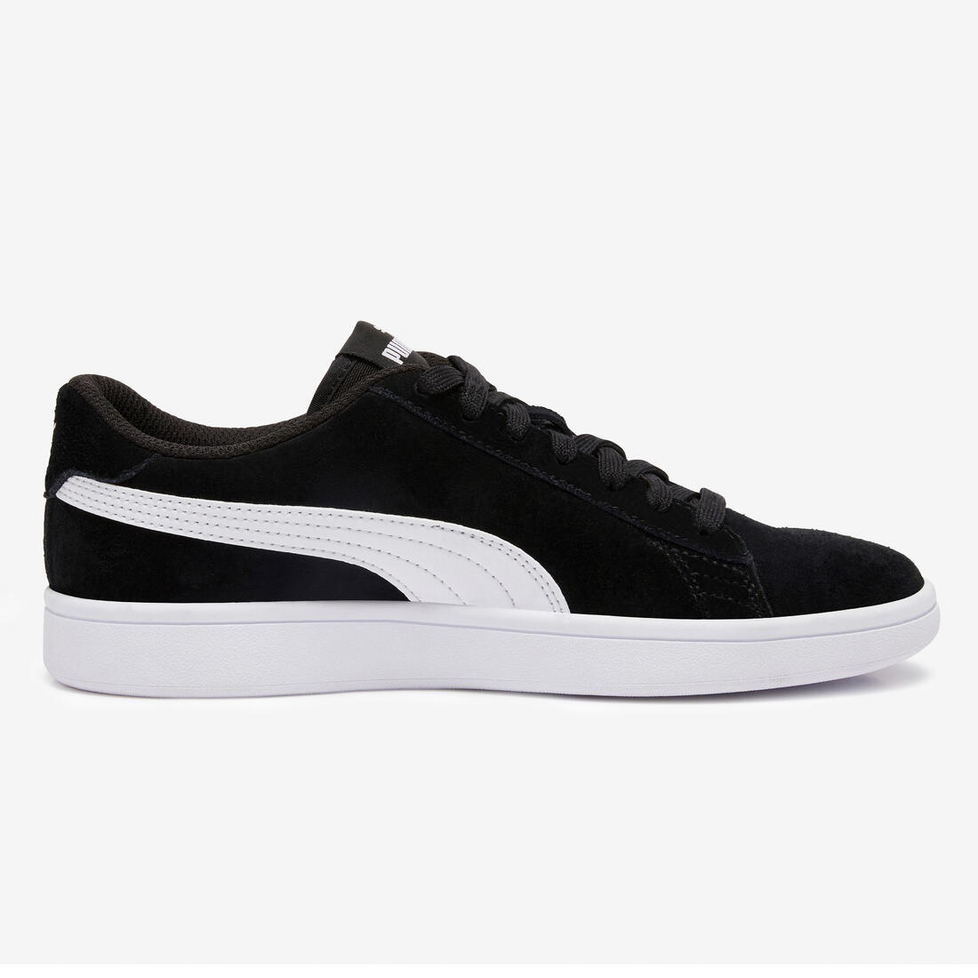 Kids' Lace-Up Trainers Smash - Black - Decathlon Cyprus