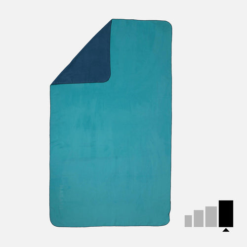 





Microfibre Towel / Ultra Compact Double-Sided Size Xl 110 X 175 Cm - Blue/Green - Decathlon Cyprus