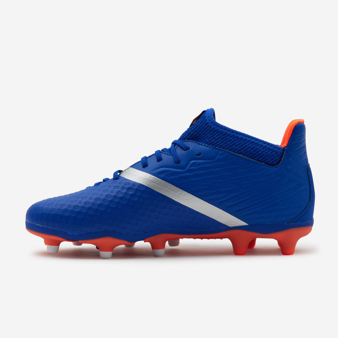 Kids' Lace-Up Football Boots Viralto III FG - Blue/Neon - Decathlon Cyprus