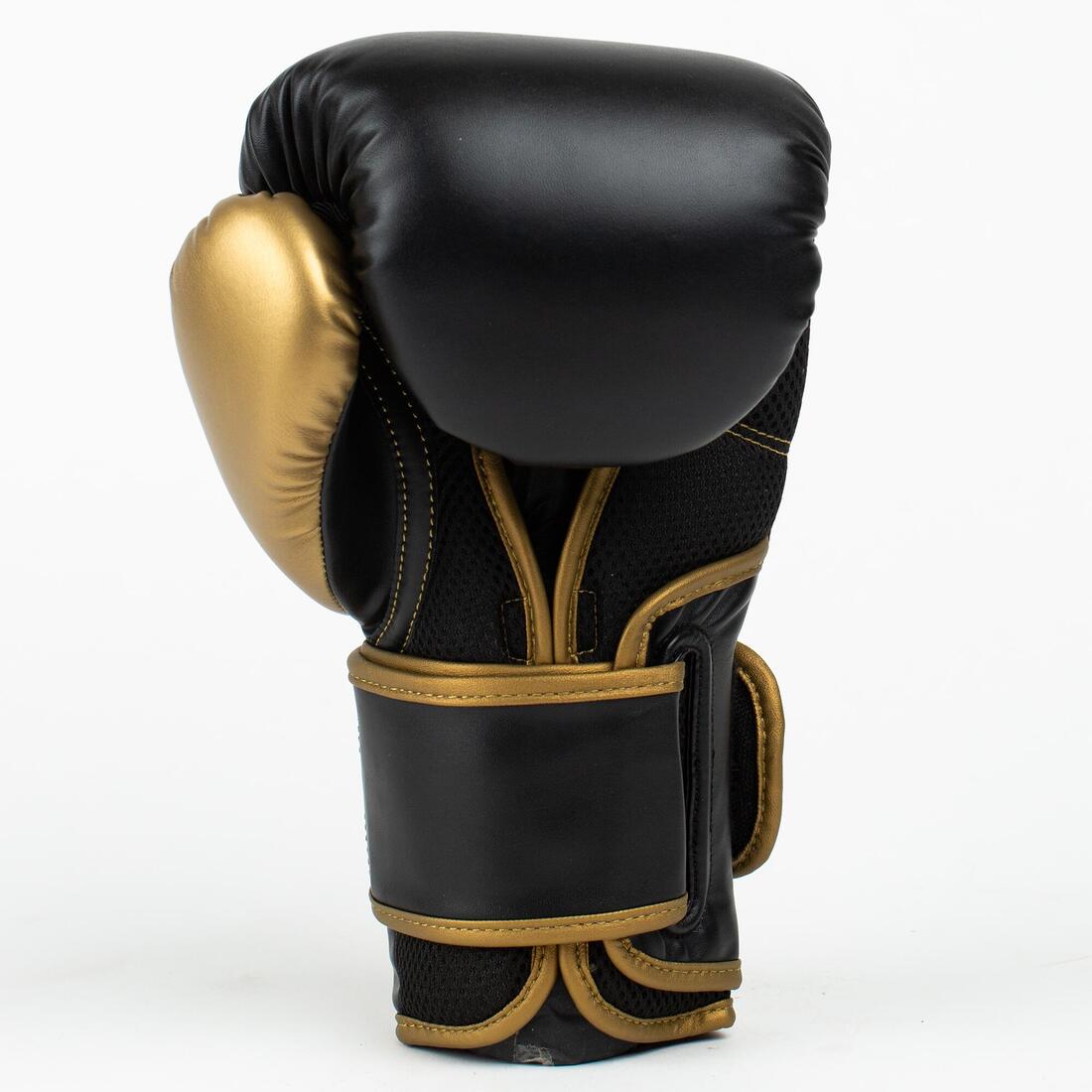 Boxing Gloves Powerlock - Black/Orange - Decathlon Cyprus