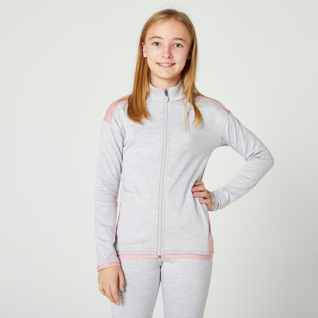 Kids' Breathable Synthetic Tracksuit S500 - Light - Decathlon Cyprus