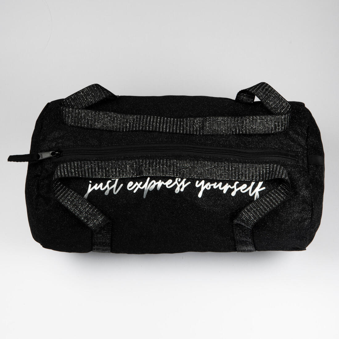Girls' Dance Barrel Bag - Black Glitter - Decathlon Cyprus