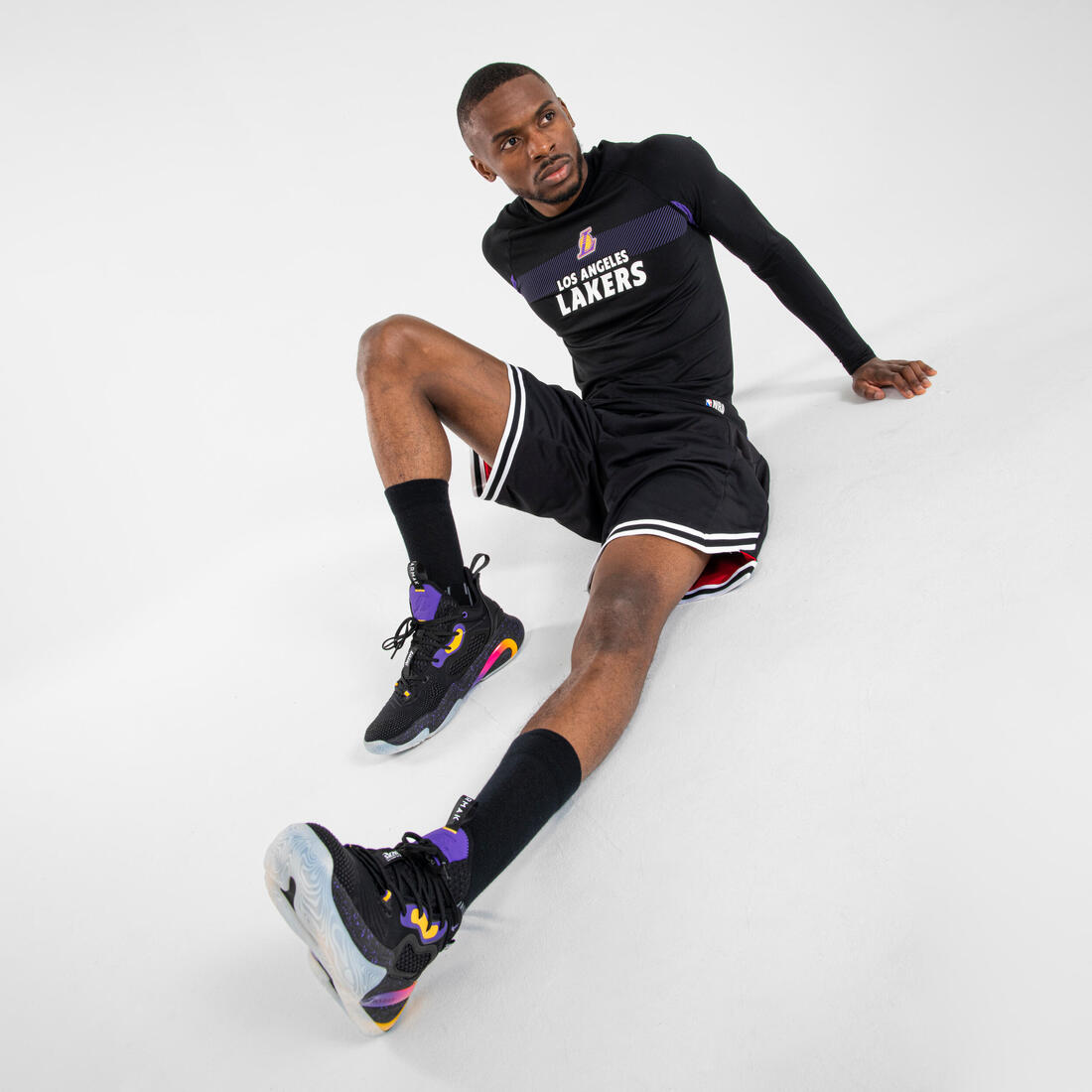 Men's/Women's Basketball Base Layer Jersey UT500 - NBA Los Angeles Lakers - Decathlon Cyprus