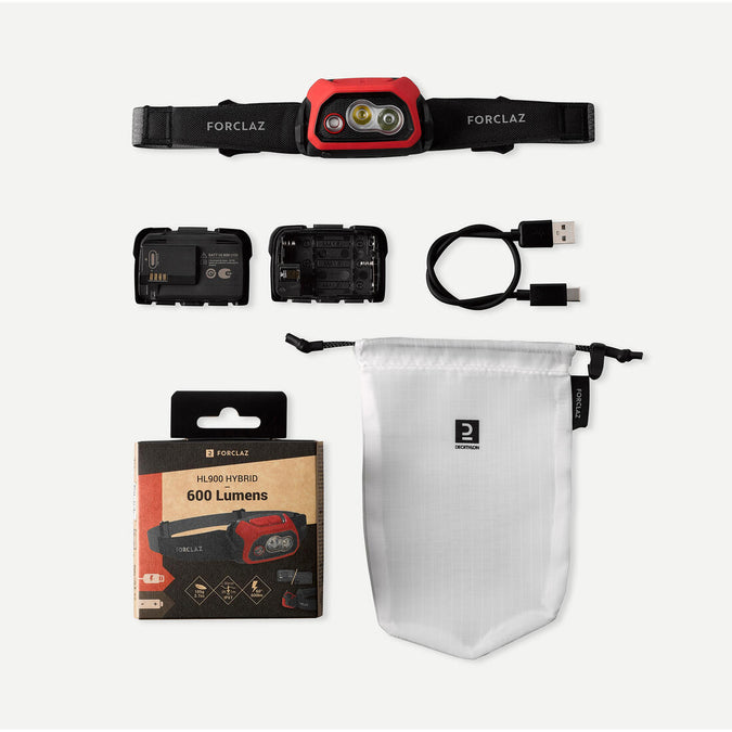 





RECHARGEABLE HEADLAMP - 600 LUMENS - HL900 USB V3 - Decathlon Cyprus, photo 9 of 10
