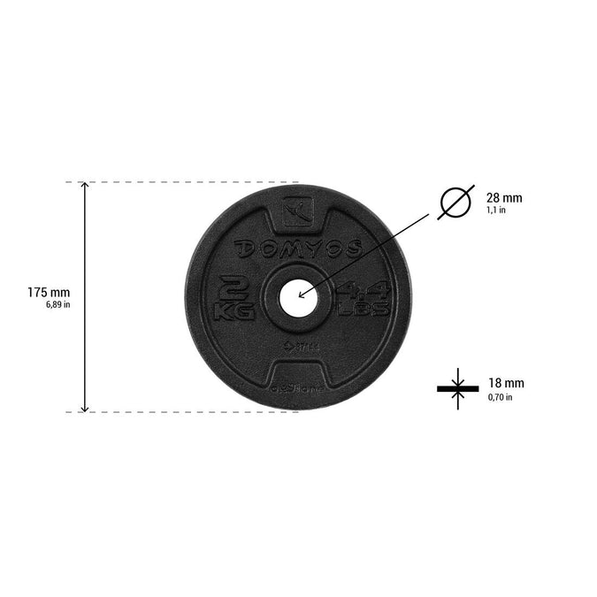 





28 mm Cast Iron Weight Training Weight - Decathlon Cyprus, photo 7 of 9