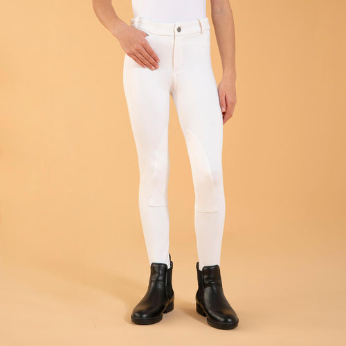 





Kids' Horse Riding Show Jodhpurs 100 - White - Decathlon Cyprus