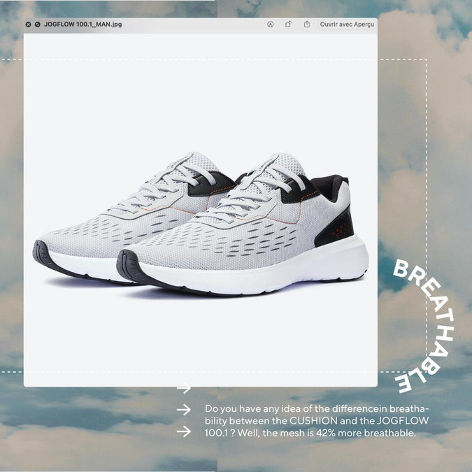 





MEN'S JOGFLOW 100.1 RUNNING SHOES - Decathlon Cyprus, photo 13 of 14