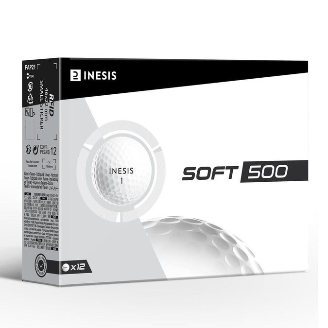 





GOLF BALLSx12 - INESIS SOFT 500 - Decathlon Cyprus, photo 1 of 8