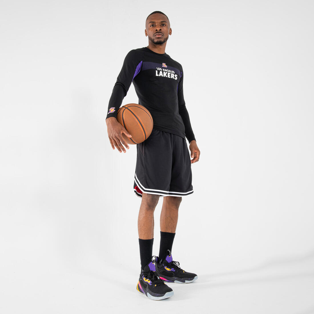 Men's/Women's Basketball Base Layer Jersey UT500 - NBA Los Angeles Lakers - Decathlon Cyprus