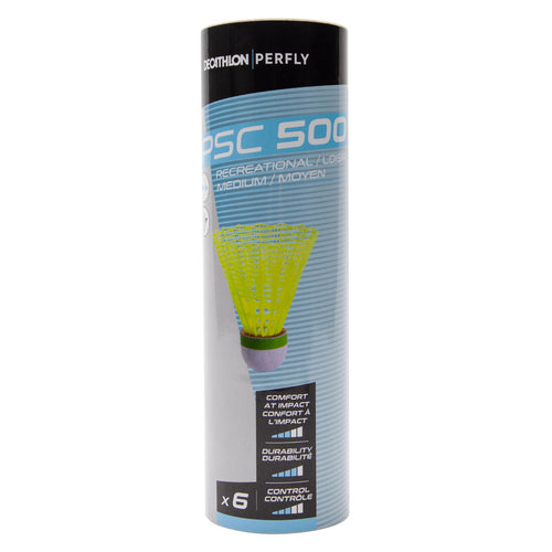 





PLASTIC SHUTTLECOCK PSC 500 MEDIUM X 6 - Decathlon Cyprus