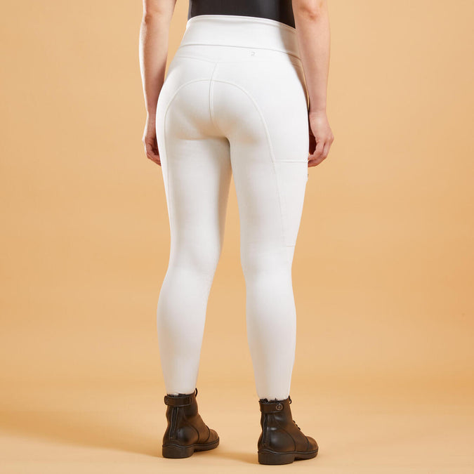 





Women's Fullgrip Horse Riding Competition Jodhpurs 500 - White - Decathlon Cyprus, photo 2 of 8