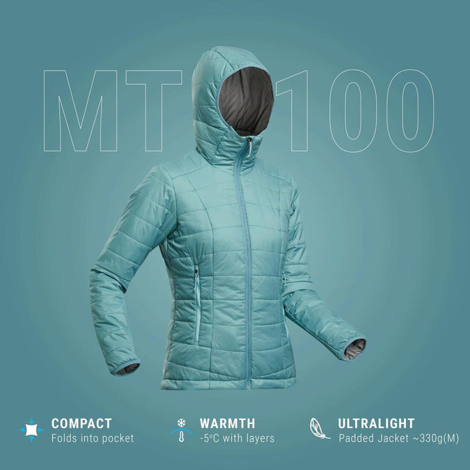 





Women's Mountain Trekking Padded Jacket with Hood - MT100 -5°C - Decathlon Cyprus, photo 1 of 7