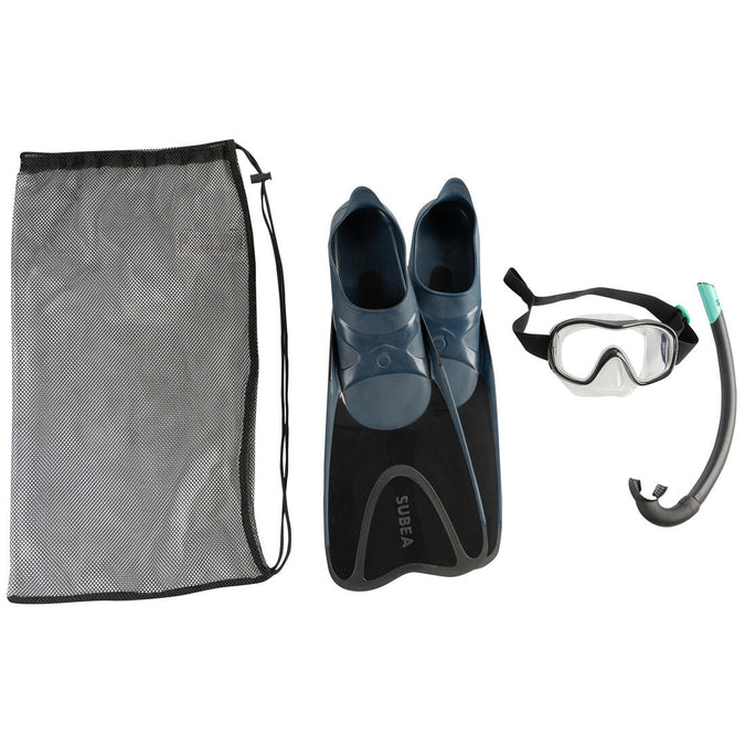 





Adult's snorkelling kit, fins, mask, snorkel 100 - Decathlon Cyprus, photo 1 of 13