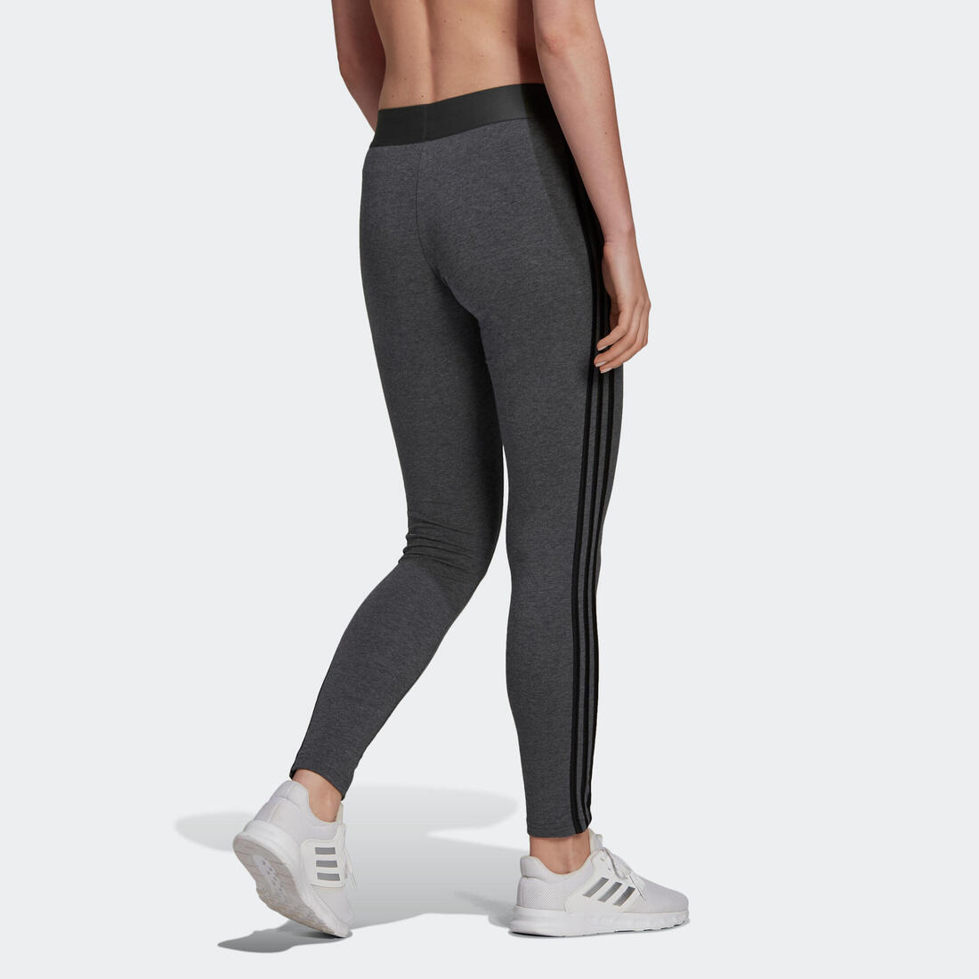 Women's Low-Impact Fitness Leggings - Grey - Decathlon Cyprus