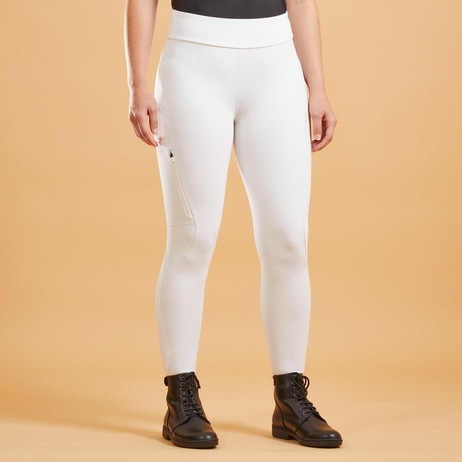 





Women's Fullgrip Horse Riding Competition Jodhpurs 500 - White - Decathlon Cyprus, photo 1 of 8