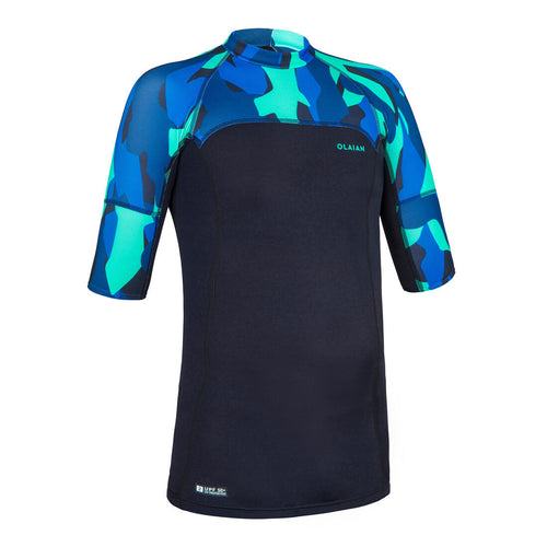 





Boys’ short-sleeved sun top - navy blue and petrol - Decathlon Cyprus