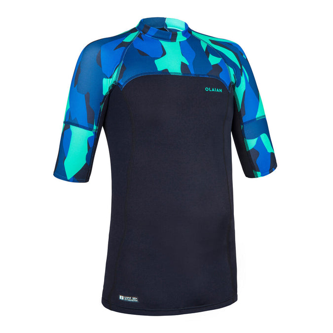 





Boys’ short-sleeved sun top - navy blue and petrol - Decathlon Cyprus, photo 1 of 8