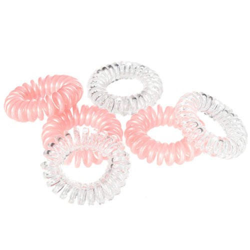 





Fitness Hair Scrunchy 6-Pack - Pink/Transparent - Decathlon Cyprus