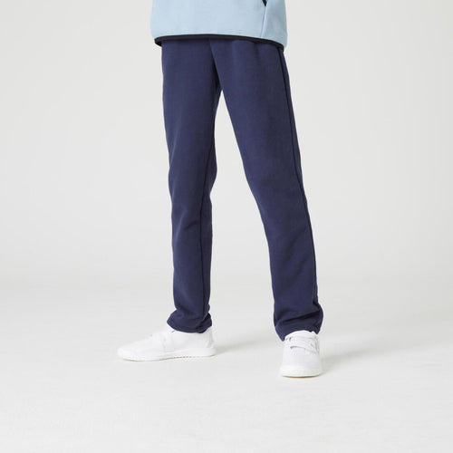 





Kids' Warm Brushed Jersey Jogging Bottoms - Navy - Decathlon Cyprus