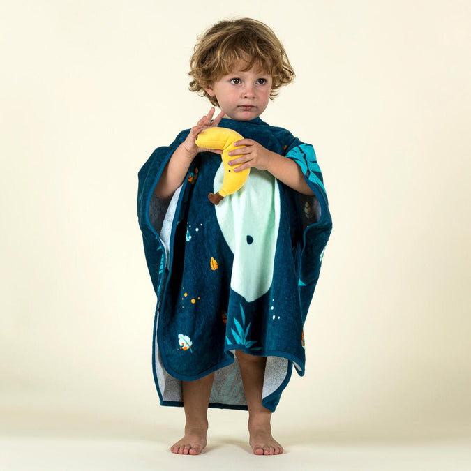 





Baby Cotton Changing Poncho - Monkey Dark Blue - Decathlon Cyprus, photo 1 of 7