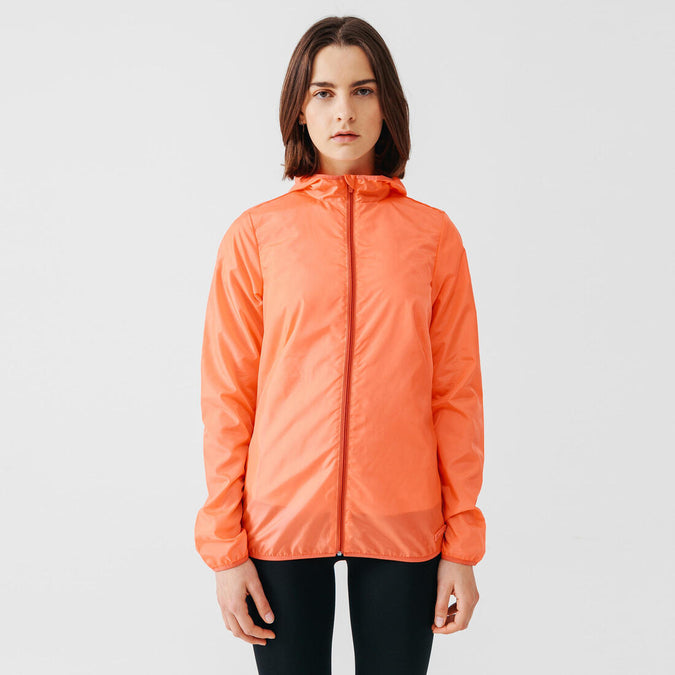 





Women's windproof running jacket Wind - neon coral - Decathlon Cyprus, photo 1 of 6